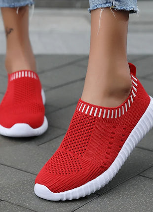 Women's Ultra Light Casual & Running Shoes, Fashionable Fly Woven Breathable Sports Sneakers