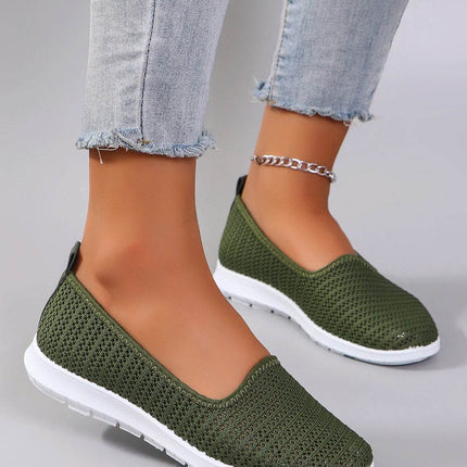 Women's summer breathable mesh flat shoes, casual sneakers - MimiStylez