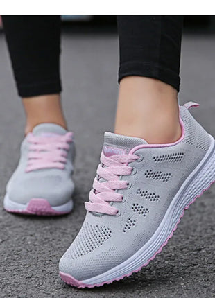 Women Casual Shoes Fashion Breathable Walking Mesh Flat Shoes Sneakers Women Gym Shoes Female Footwear