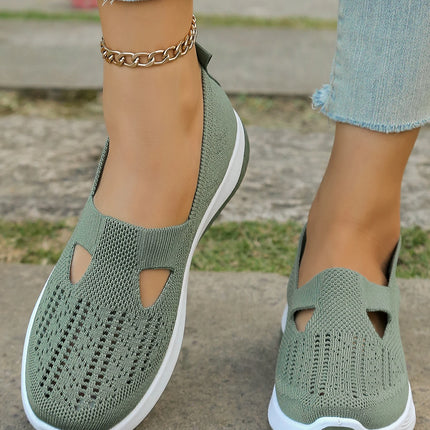 Zapatos de verano para mujer: zapatillas informales, sencillas, para las cuatro estaciones, ligeras, planas y lisas.