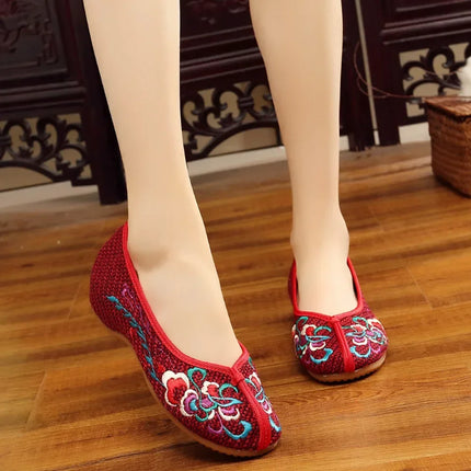 Chinese Embroidery Women Shoes Elegant