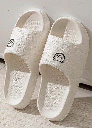 Cute Bear Women Slippers Summer Indoor Soft Cartoon Sandals Bathroom Anti-slip Outdoor Comfy Leisure Shoes Couple - MimiStylez
