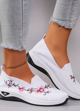 Spring and Autumn New Women's Sports Shoes Fashionable Breathable Lightweight Non-Slip Wear-Resistant Casual Sports Shoes Flat Shoes Loafers - MimiStylez