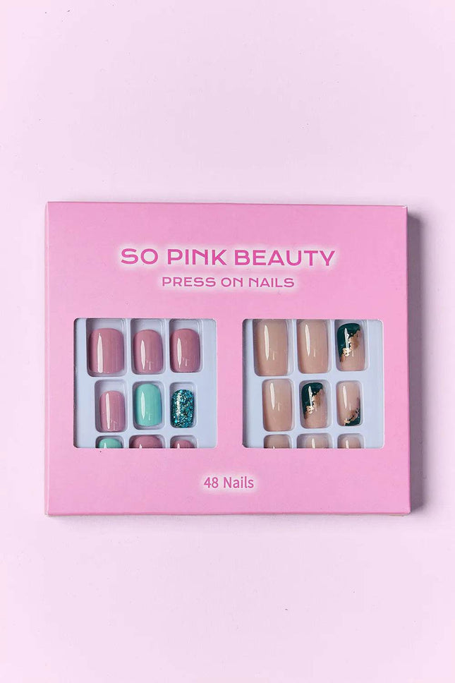 SO PINK BEAUTY Press On Nails 2 Packs - MimiStylez