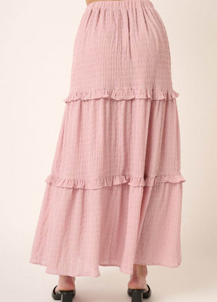 Mittoshop Drawstring High Waist Frill Skirt - MimiStylez