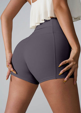 High Waist Active Shorts - MimiStylez