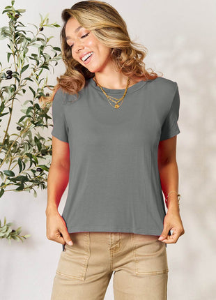 Basic Bae Full Size Round Neck Short Sleeve T-Shirt - MimiStylez