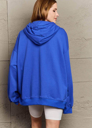 Simply Love Simply Love Full Size Dropped Shoulder Star & Moon Graphic Hoodie - MimiStylez