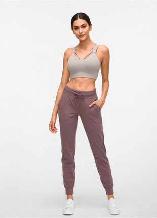 Double Take Tied Joggers with Pockets - MimiStylez