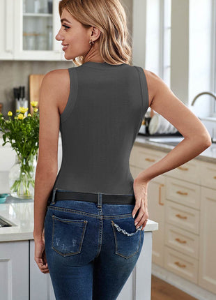 Solid Round Neck Tank - MimiStylez