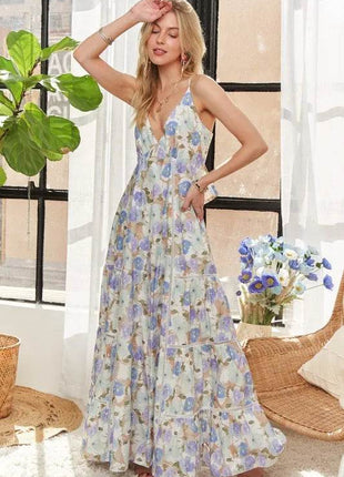 ADORA Bow Back Floral Cami Dress - MimiStylez