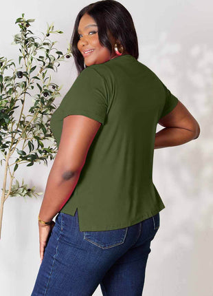 Basic Bae Full Size Round Neck Short Sleeve T-Shirt - MimiStylez