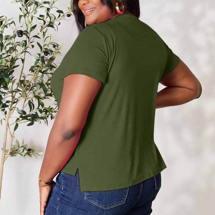 Basic Bae Full Size Round Neck Short Sleeve T-Shirt - MimiStylez