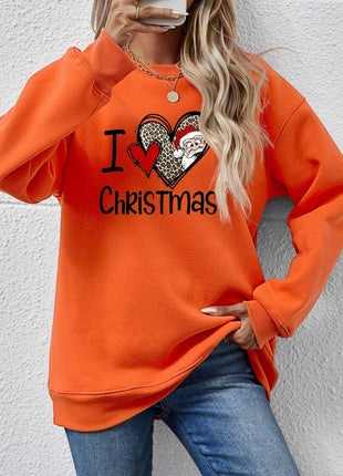 CHRISTMAS Graphic Round Neck Sweatshirt - MimiStylez