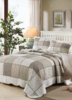 2745 Beige / Bedspread Plus Pillowcase