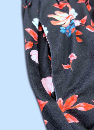 Double Take Printed Scoop Neck Sleeveless Buttoned Magic Dress with Pockets - MimiStylez