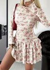 Apricot Pink Floral / L