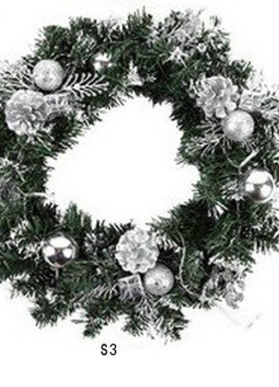 Christmas Wreath Decoration With Lights