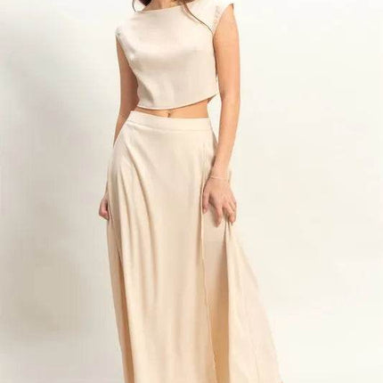 HYFVE Sleeveless Top and Maxi Skirt Set - MimiStylez