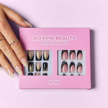 SO PINK BEAUTY Press On Nails 2 Packs - MimiStylez