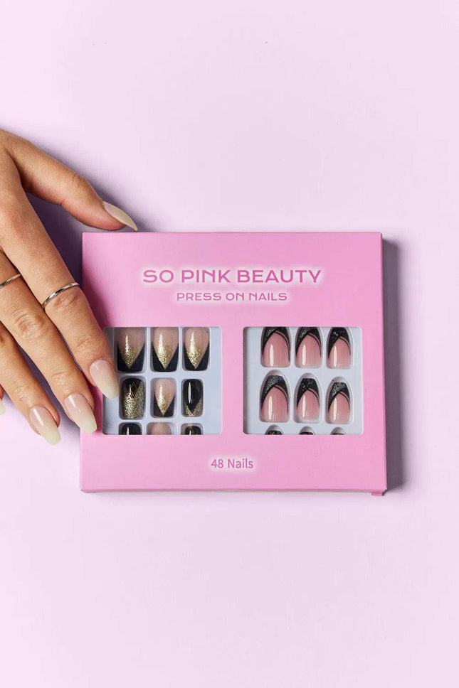 SO PINK BEAUTY Press On Nails 2 Packs - MimiStylez