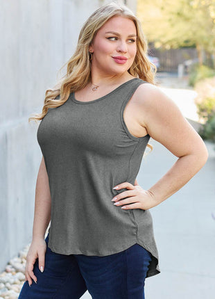 Basic Bae Full Size Round Neck Tank - MimiStylez