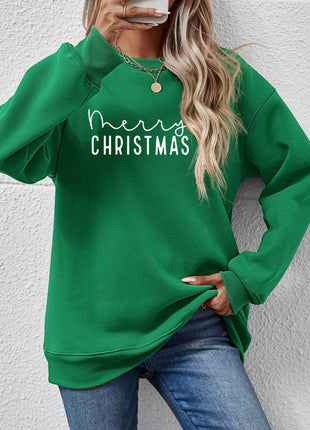 MERRY CHRISTMAS Dropped Shoulder Sweatshirt - MimiStylez