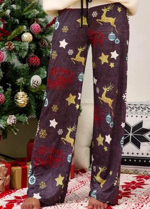 Christmas Straight Leg Pants - MimiStylez