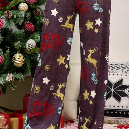 Christmas Straight Leg Pants - MimiStylez