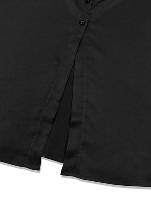 Button Down Belted Midi Shirt Dress - MimiStylez