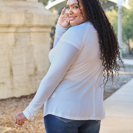 Basic Bae Full Size Round Neck Long Sleeve T-Shirt - MimiStylez