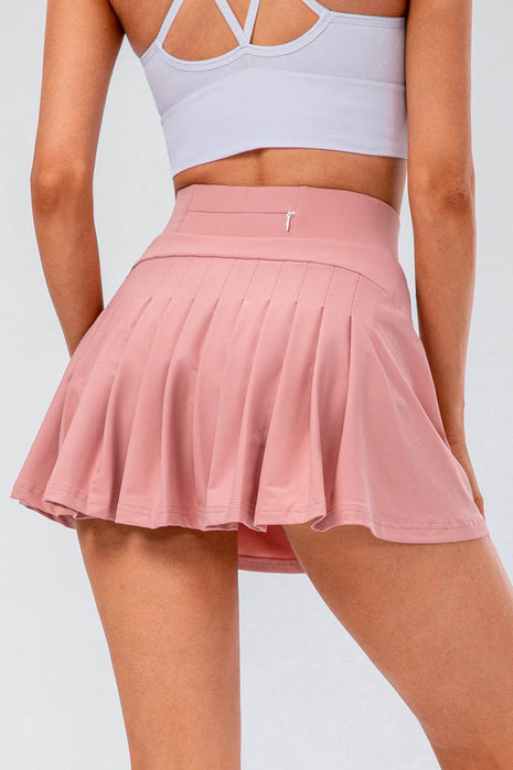High Waist Pleated Active Skirt - MimiStylez