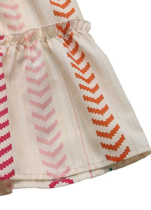 Frill Printed Maxi Skirt - MimiStylez