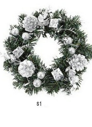 Christmas Wreath Decoration With Lights