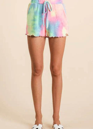 BiBi Tie Dye French Terry Top and Shorts Set - MimiStylez