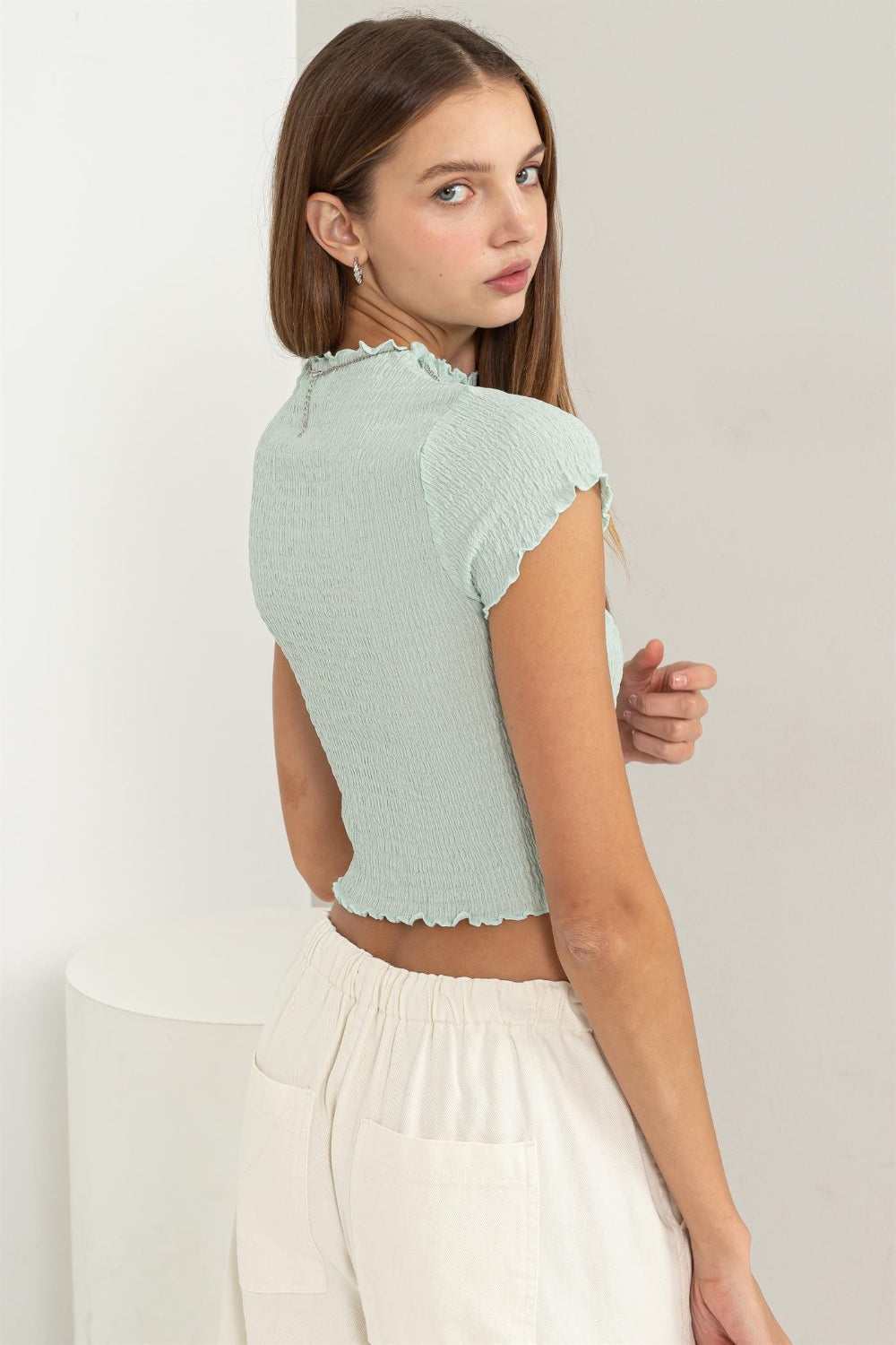 HYFVE Lettuce Hem Crop Top