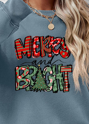 MERRY AND BRIGHT Long Sleeve Sweatshirt - MimiStylez