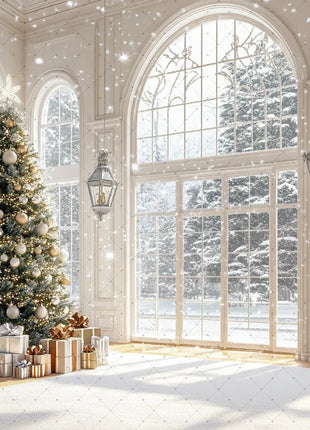 Backdrop Christmas Trees Stars - MimiStylez