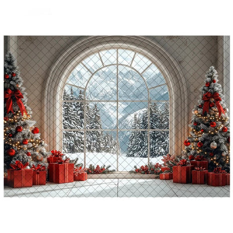 Backdrops Christmas Tree Xmas Holiday Background - MimiStylez