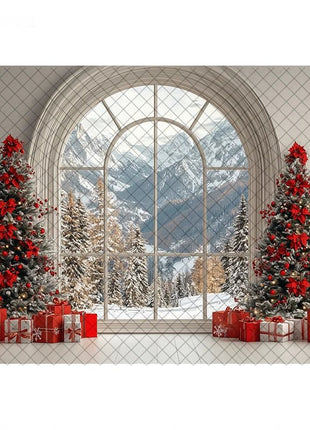 Backdrops Christmas Tree Xmas Holiday Background - MimiStylez