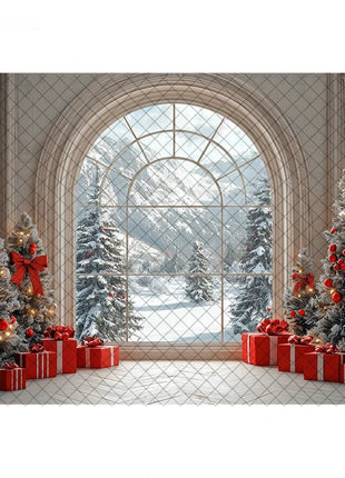 Backdrops Christmas Tree Xmas Holiday Background - MimiStylez