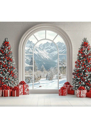 Backdrops Christmas Tree Xmas Holiday Background - MimiStylez