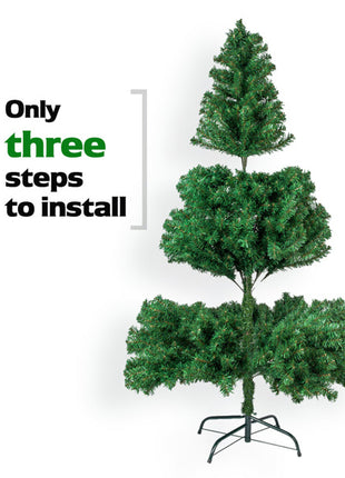 8FT Unlit Green Christmas Tree