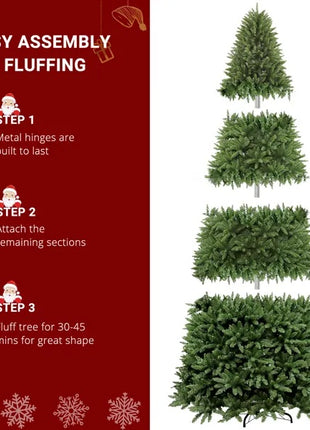 10ft Automatic Pre Lit Christmas Tree