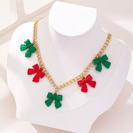 Bow Charm Chain Necklace - MimiStylez