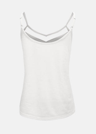 Full Size V-Neck Spaghetti Strap Cami - MimiStylez