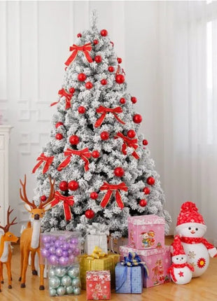 6 FT Pre-lit Snow Flocked Christmas Tree