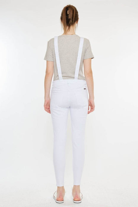 Kancan Distressed Skinny Denim Overalls - MimiStylez