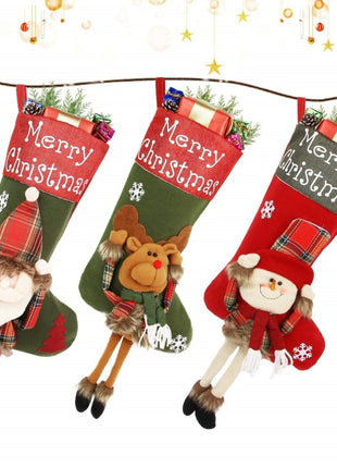 Xmas Big Stockings Set Decorations