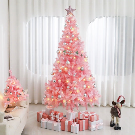 7FT Pink Christmas Tree With Decorations Included